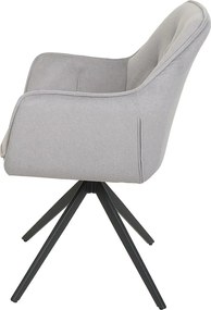 Krzesło do jadalni MCW-L80 (zestaw 6 sztuk),  jasnoszary