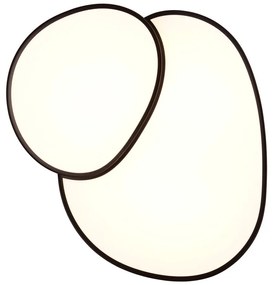 Czarna lampa sufitowa LED 63.5x77 cm Rise – Trio