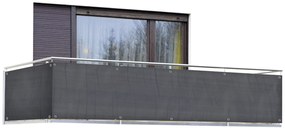 Osłona balkonowa ANTHRACITE UNI, 85 x 500 cm