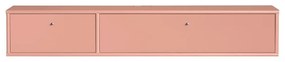 Różowa szafka pod TV 136x22x32,5 cm Mistral – Hammel Furniture