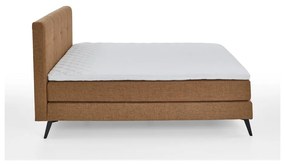 Brązowe łóżko boxspring 160x200 cm ANCONA – Meise Möbel