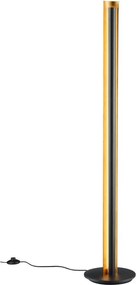 Czarna lampa stojąca LED ze ściemniaczem (wysokość 142,5 cm) Texel – Trio