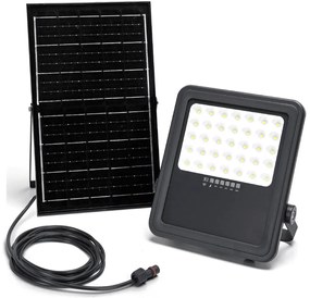 Aigostar - LED Ściemnialny naświetlacz solarny LED/20W/3,4V IP65 + pilot