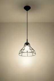 Loftowa lampa wisząca E821-Anato - czarny