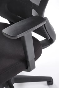 Regulowany fotel biurowy Sonar Halmar, zgodny z normą BHP