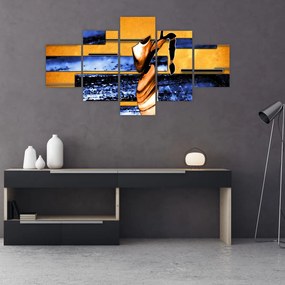 Obraz obrazu abstrakcyjnego (125x70 cm)
