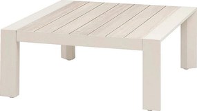 Narożny zestaw aluminiowy VANCOUVER dla 5 osób (kość słoniowa)