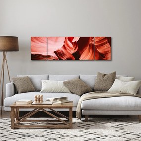 Obraz czerwonych skał (170x50 cm)