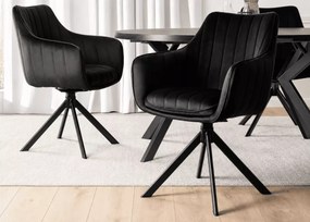Krzesło obrotowe Bolonia – eleganckie tapicerowane, obrotowe z funkcją powrotu