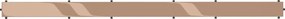Mexen Flat M13 maskownica 2w1 do odpływu liniowego 90 cm, różowe złoto - 1619090