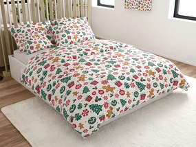 PrzytulneMieszkanie.pl PrzytulneMieszkanie.pl Bawełniana pościel MERRY MOOD biała Rozmiar pościeli: 70 x 90 cm | 140 x 200 cm