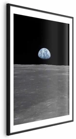 Plakat Daleko od domu 21x30 cm z ramą czarną z marginesem ARTGEIST B