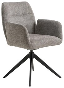 Szare krzesło Roxana – Unique Furniture