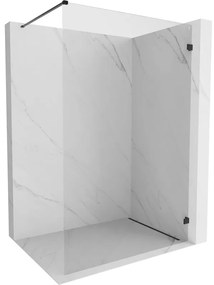 Mexen Lunar ścianka prysznicowa Walk-in prawa 80 x 200 cm, transparent 8 mm, czarna - 830-080-000-70-00-P