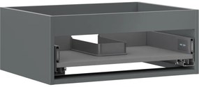 Mexen Box-A korpus szafki podumywalkowej 60 cm, 1 szuflada, grafit mat - 91AX0-0600-235-1-66