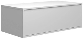 Szafka łazienkowa wisząca pod umywalkę - Biały - 94 cm - TEANA II