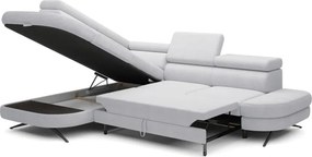 Narożnik OTIS L Lewostronny Regulowane Zagłówki wolnostojący tkanina AURORA 15 WERSAL