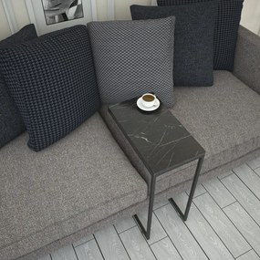 Stół do odkładania Callen Black Marble