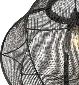 Orientalna lampa wisząca czarna 48 cm - Rob