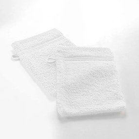 Biała bawełniana myjka 15x21 cm Tendresse – douceur d'intérieur