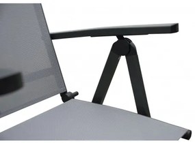 EXPERT ACTIVE szary - zestaw ogrodowy aluminiowy 4+1