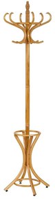 Wieszak stojący 188 x 49 cm, brązowy
