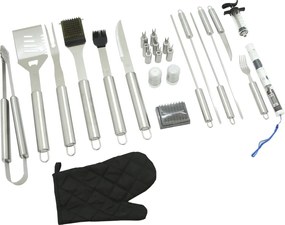 Cattara 13102 Zestaw narzędzi do grillowania, 27 szt.