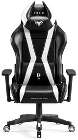 Fotel gamingowy Diablo X-Horn 2.0 King Size, czarno-biały