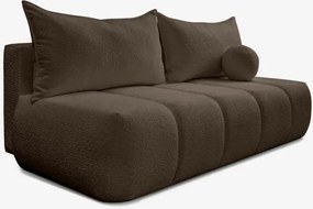 Sofa z Funkcją Spania SARIA Mocca Boucle Nowoczesna
