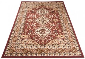 Brązowy dywan boho H7-T22