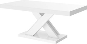 Designerska ława nierozkładana Xenon Lux Mini w wysokim połysku