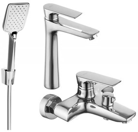 Mexen Axel R62 zestaw wannowy, chrom - 73813R62-00