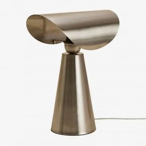 Lampa Stołowa ↑35 Cm Z Żelaza Conby Chrome - Sklum