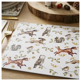 Korkowe maty stołowe zestaw 4 szt. 21x29 cm Forest Fable – Cooksmart ®