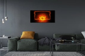 Obraz drukowany na płótnie Dynamiczny Rzut Do Kosza