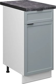 Szafka dolna do kuchni jasnoniebiesko-szary 40x60x82 fame-line