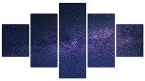 Obraz nocnego nieba (125x70 cm)