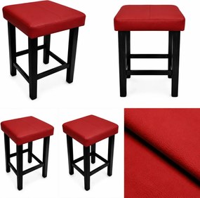 Taboret Klasyk 45cm Stołek Loft Eko-skóra D15