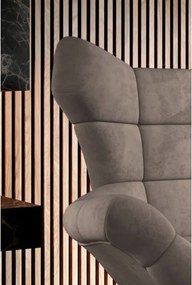 Fotel SENSI Relax obrotowy 360° z funkcją bujania w tkaninie Solar 16