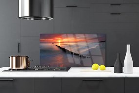 Panel Szklany do Kuchni Piaszczysty Brzeg Bałtyku