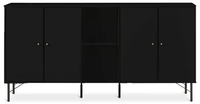 Czarna komoda Hammel Mistral Kubus, 169 x 89 cm