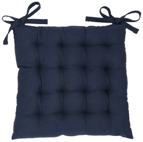 Bawełniana poduszka na krzesło kuchenne COMFORT, wiązana, 38 x 38 cm