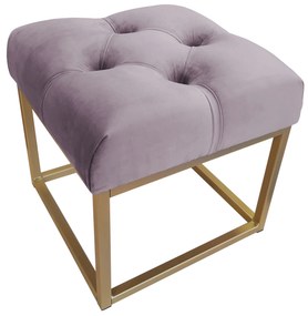 Pufa CHESTERFIELD LOFT ławka postawa złota MG55