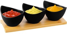 Florina Zestaw do serwowania Adria, czarny