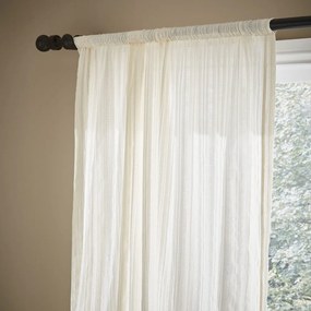Kremowa bawełniana firanka 140x183 cm Zofia Broderie Anglaise – Pineapple Elephant