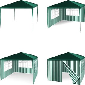 Pawilon ogrodowy 3 x 3 m + 2 ścianki boczne z oknami