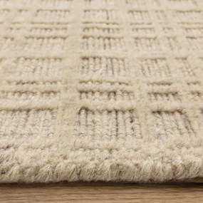 Kremowy dywan z mieszanki wełny tkany ręcznie 160x230 cm Thatch Sand – Asiatic Carpets