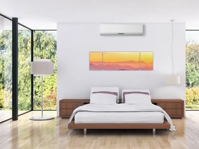 Obraz kolorowego nieba (170x50 cm)