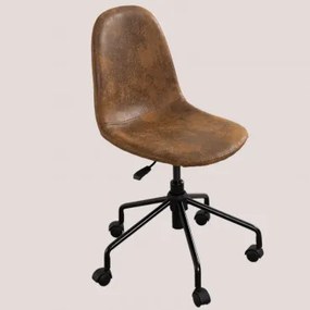 Krzesło Biurowe Ze Sztucznej Skóry Glamm Café Vintage - Sklum