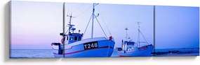 Obraz - Lądowanie o zmierzchu (170x50 cm)